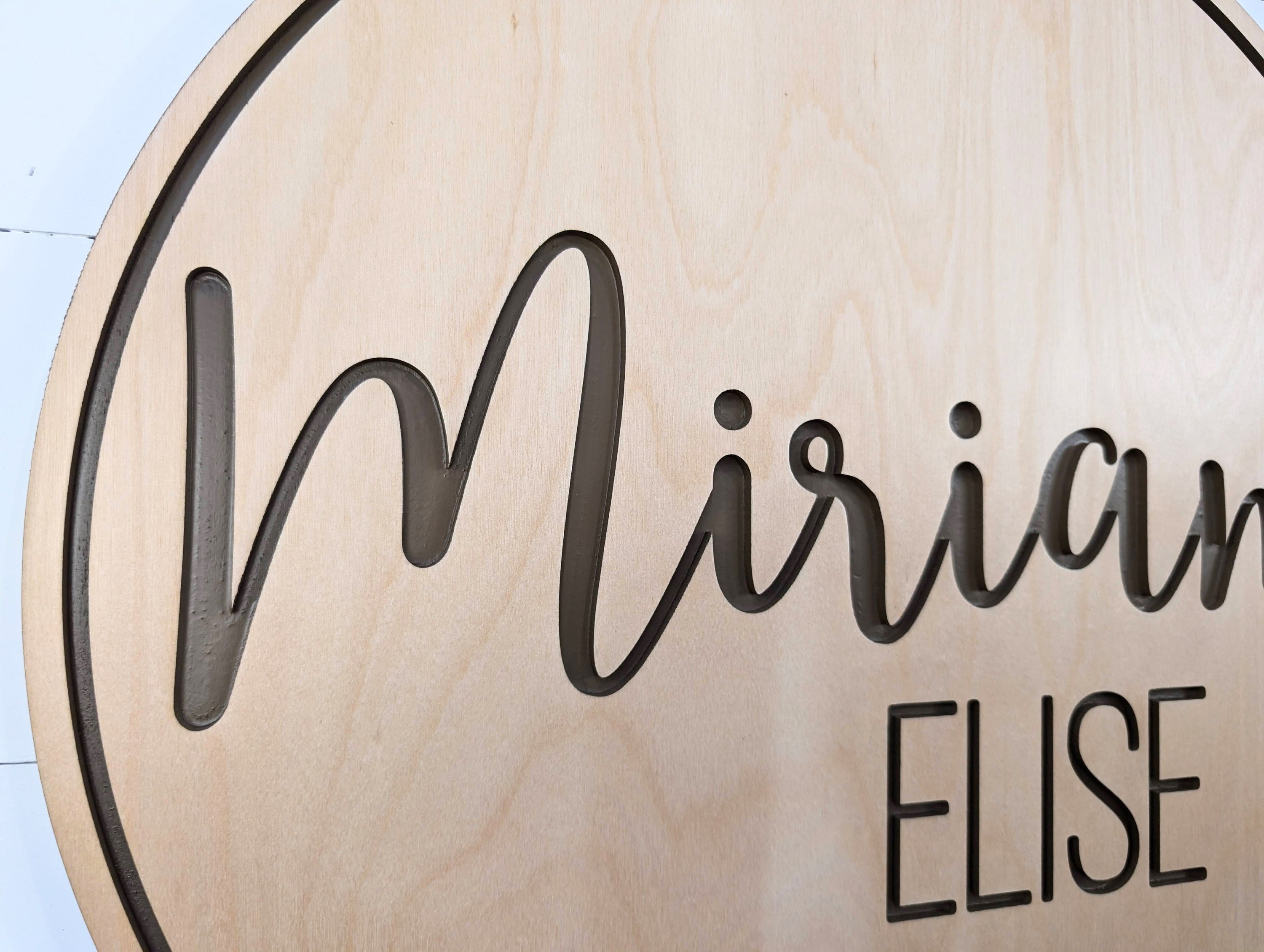 Wooden Nursery Name Sign | Nursery Wall Art | Custom Name Crib Sign ...