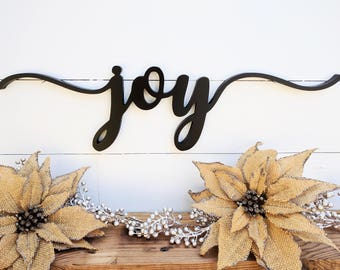 Joy Wood Cutout | Joy Sign | Wood Joy sign