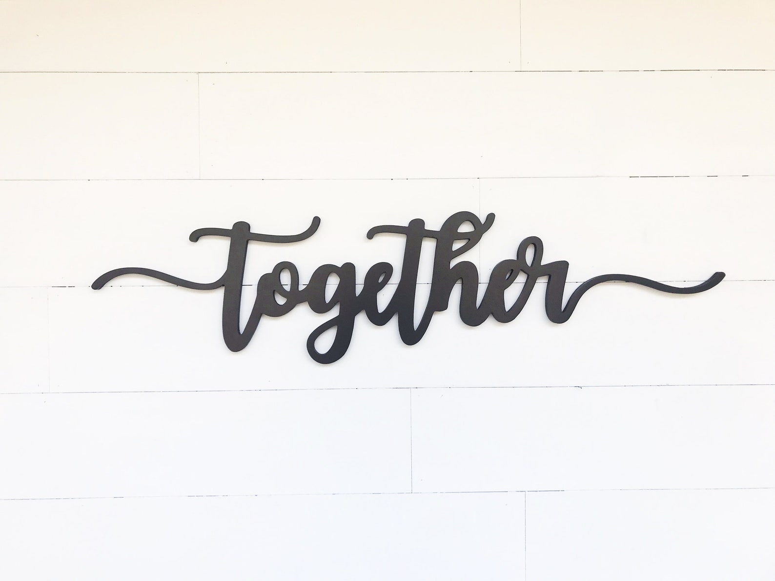 Together Word Cutout Wooden Letters Together Sign Etsy Canada