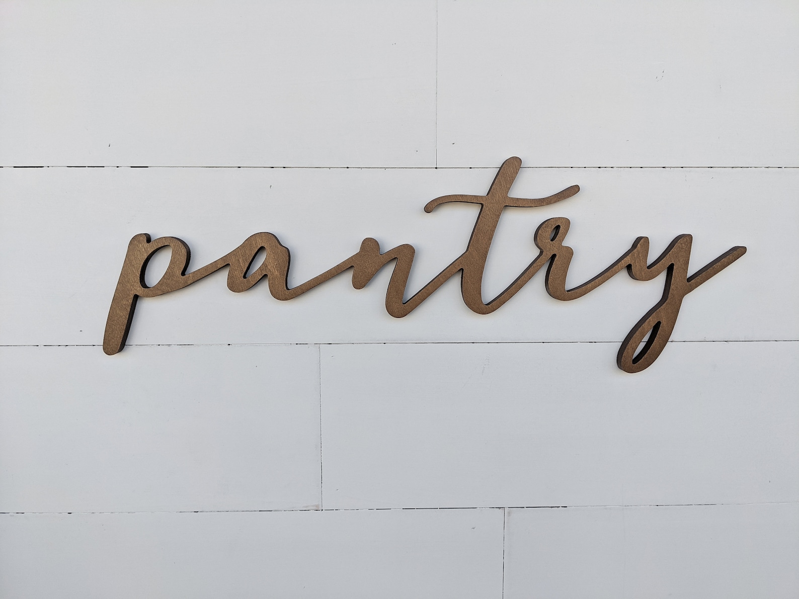 Pantry Word Cutout Pantry Wooden Letters Pantry Sign 1/2 Etsy