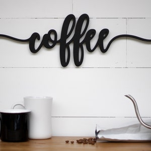 Coffee Wood Cutout | Coffee Sign | Coffee wall sign | Coffee Home Decor | Coffee Bar Decor