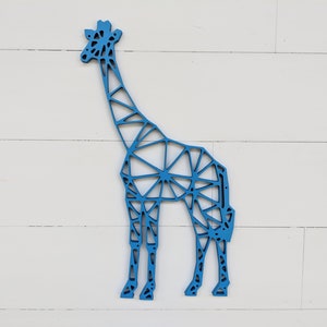 Geometric Giraffe wall hanging | geometric safari animal wall decor | kids/nursery decor | safari nursery