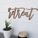 Retreat Sign, Retreat Word Cutout, 1/2