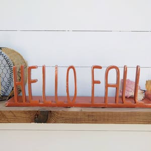 Hello Fall | Word Cutout | Fall and Autumn Decor