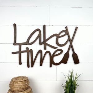 Lake Time Sign | Wooden Lake Sign | Wooden Lake House Sign | Wall Hanging | Wall Art | Lake House Sign | Lake Life