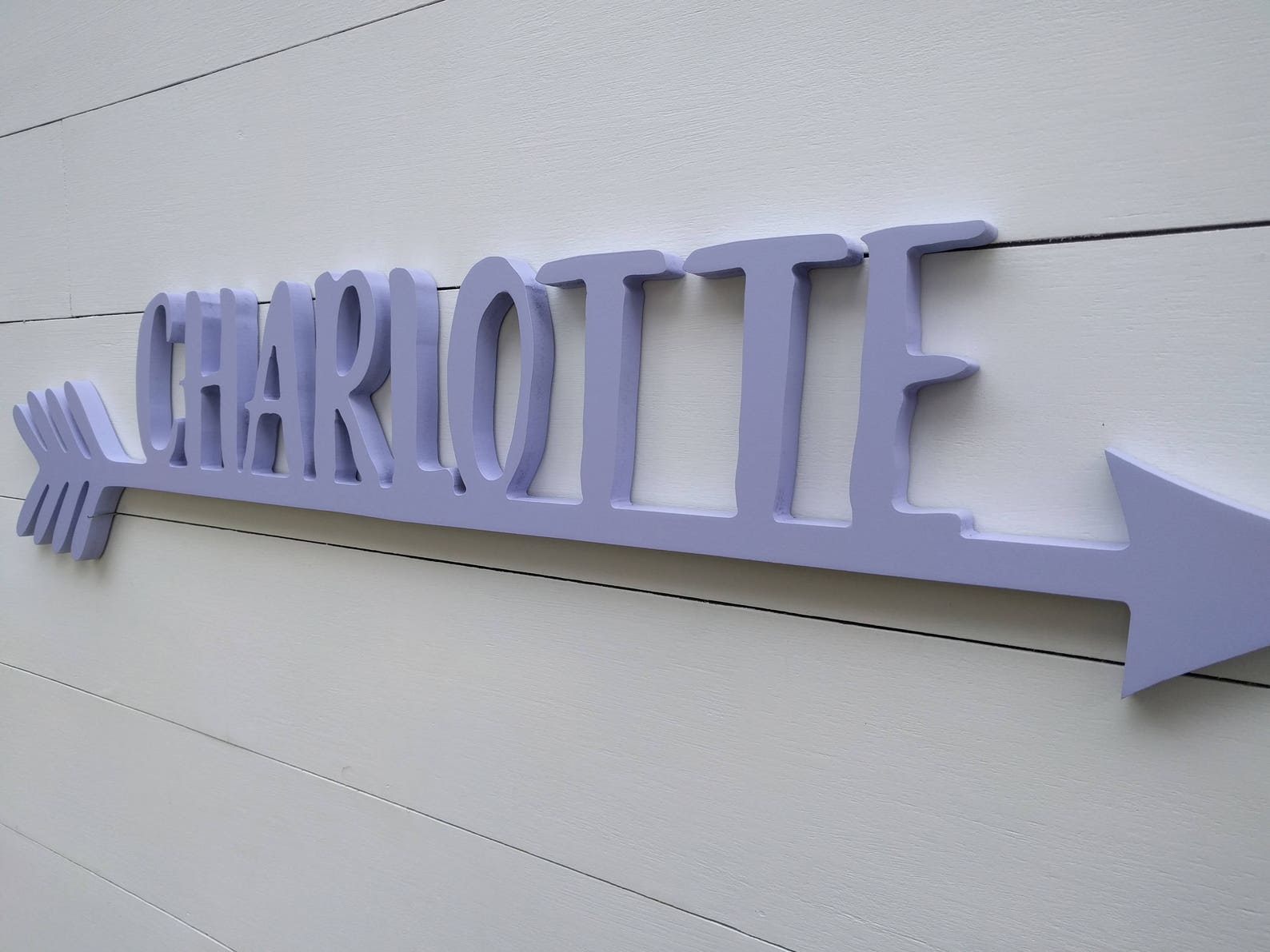 Name Above Crib With Arrow for Girls Nursery Baby Name Above Etsy