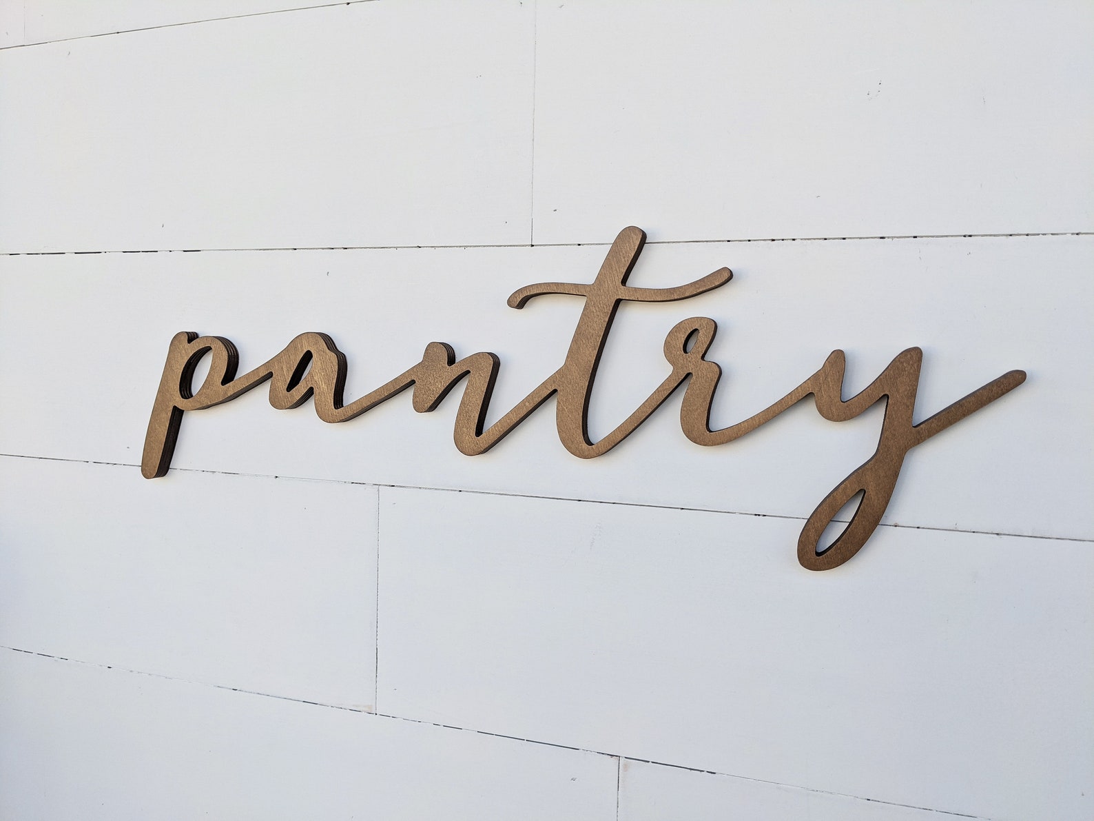 Pantry Word Cutout Pantry Wooden Letters Pantry Sign 1/2 Etsy