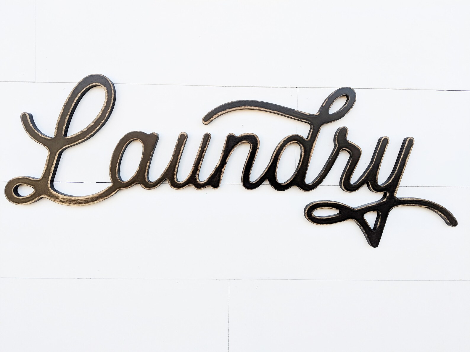 Laundry Room Word Cutout Laundry Sign Wooden Word Cutout Wood Laundry
