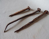 Ancient Wrought Iron Nails.