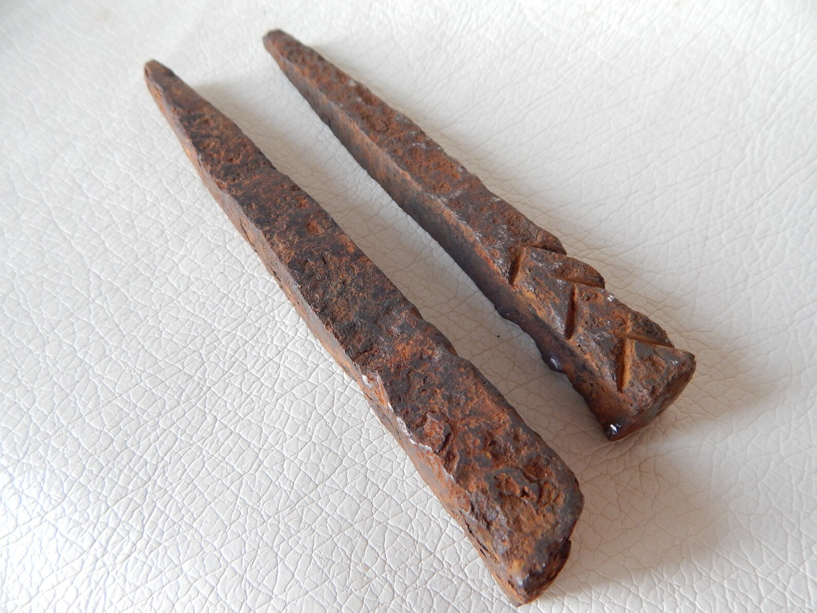 Ancient Wrought Iron Nails Middle Ages 2 pcs. 2 Etsy