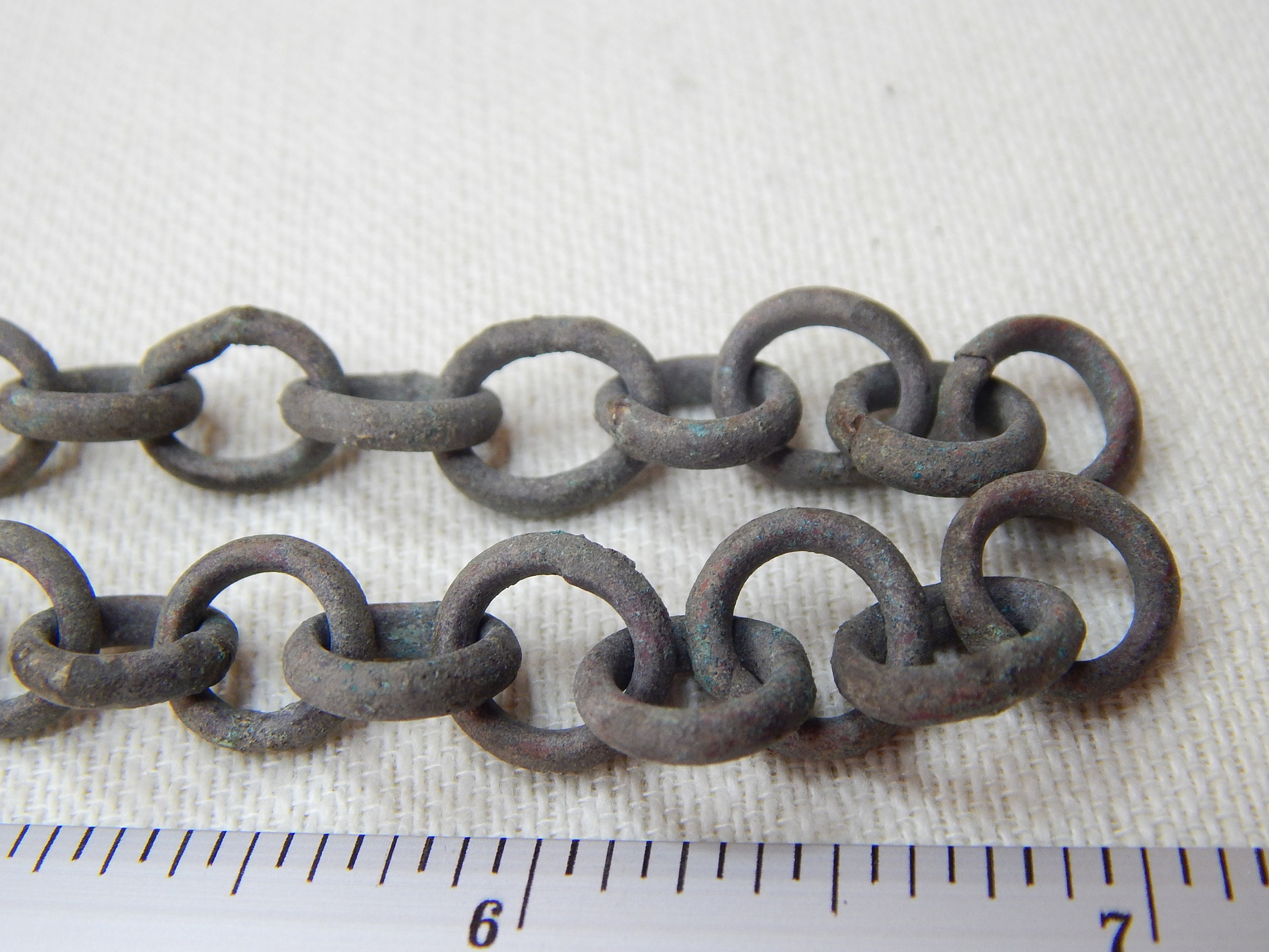 Ancient Medieval Bronze Chain Etsy