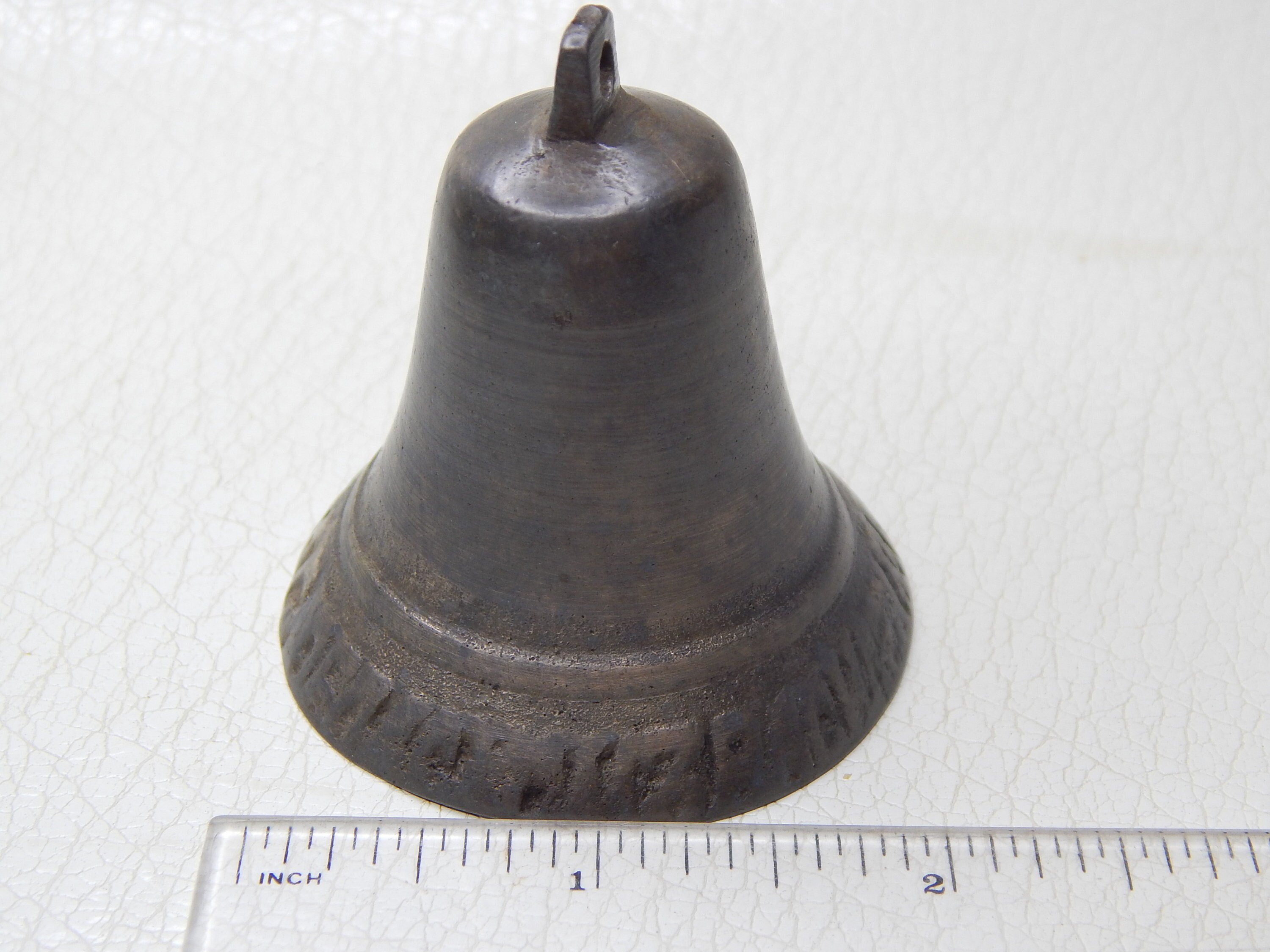 Antique Bronze Bell 19th century 50x52 mm Etsy