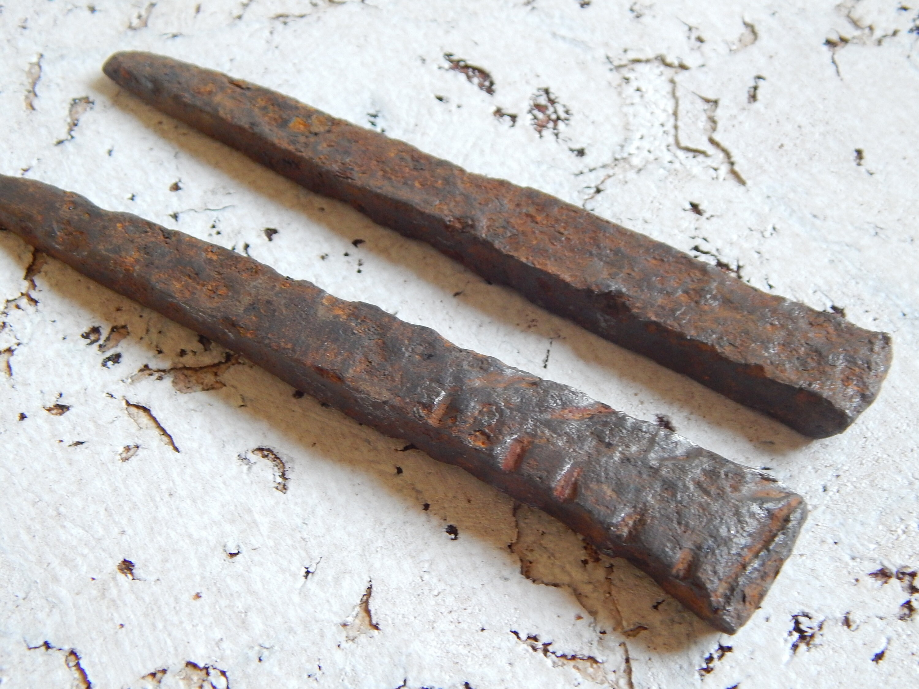 Ancient Wrought Iron Nails Middle Ages 2 pcs. 1 Etsy