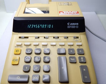 Vintage Electronic Calculator Canon BP35-D Printing Calculator Working Condition