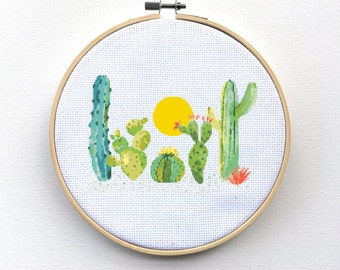 Cactus Cross Stitch Pattern
