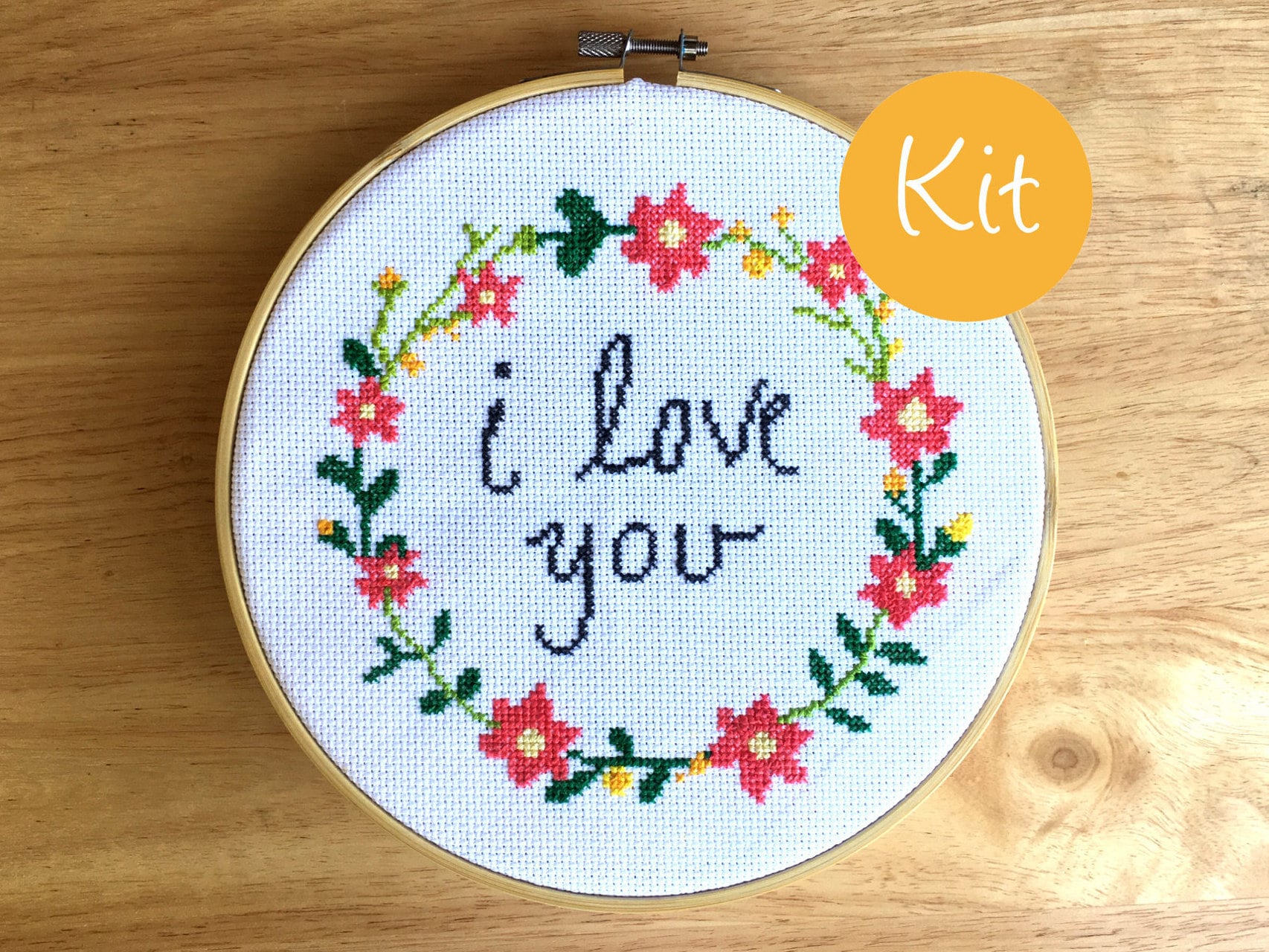 Cross Stitch Kit Gift for Mom Modern Cross Stitch Pattern I Etsy