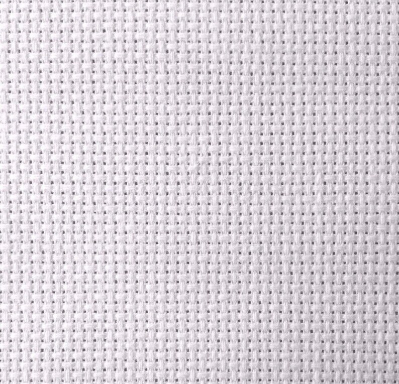Aida Cross Stitch Cloth 14 Count White Fabric by the Yard Etsy Canada