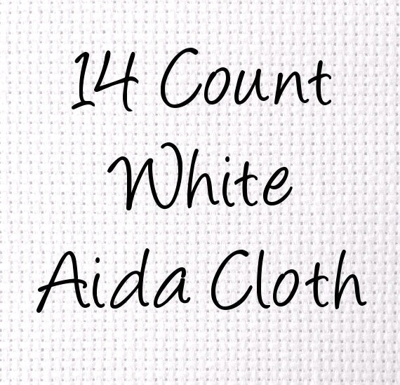 Sopplea 6 Pezzi 2 Pezzi Aida Cloth 14 Count Cross Stitch Fabric Bianco 12X 18 e 12x 12 