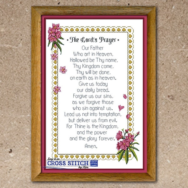 The Lord's Prayer 02 - Cross Stitch Pattern