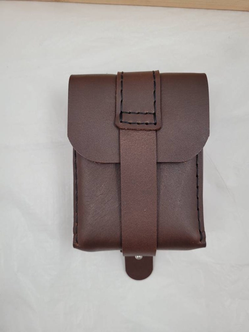 Mandalorian death watch Brown Leather ammo pouch set of 2 | Etsy