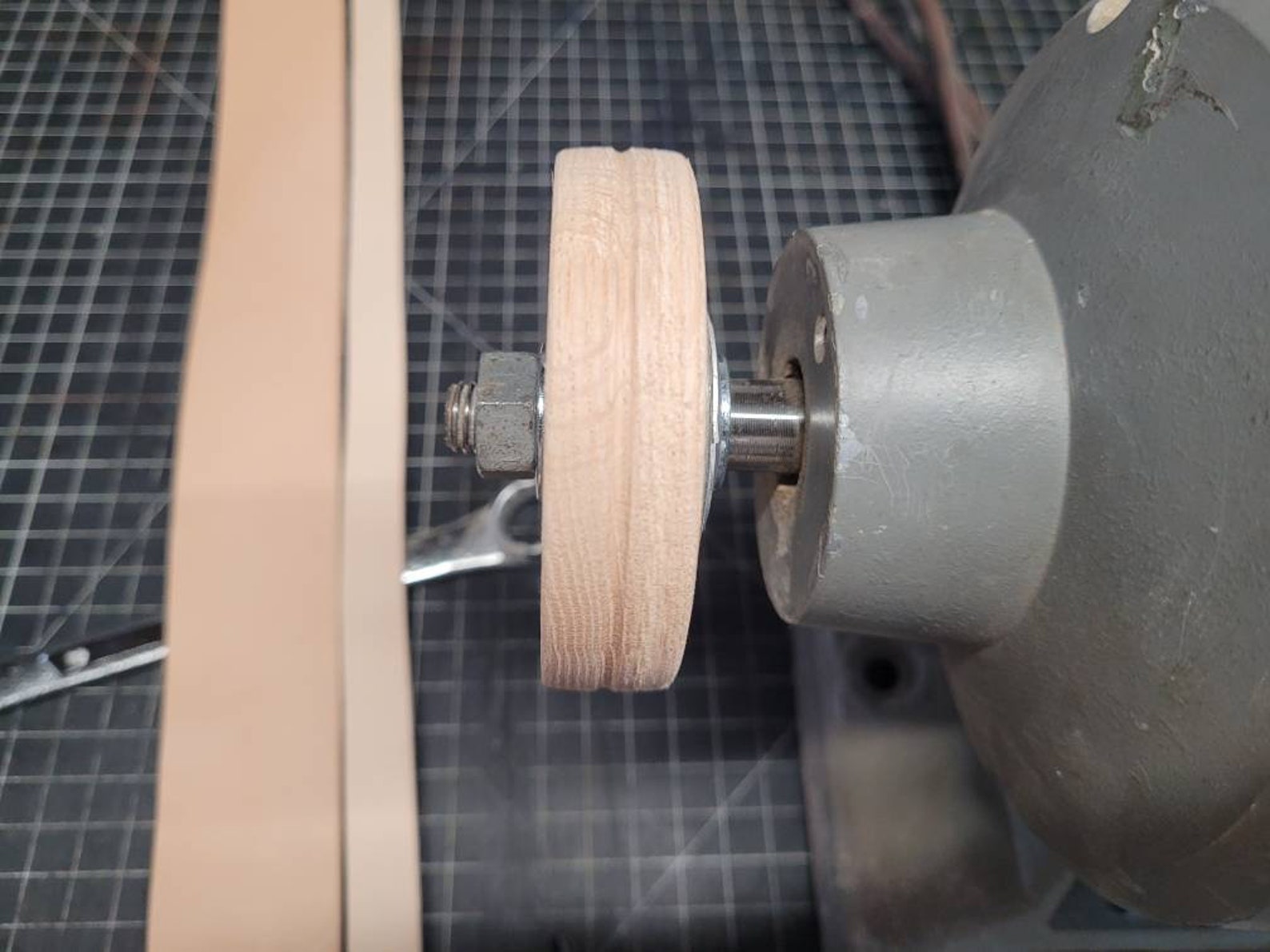 Leather Burnishing Wheel Attachment for Bench Grinder Etsy Canada
