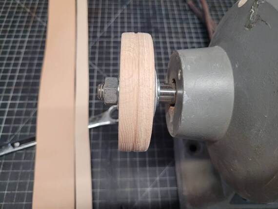 Leather Burnishing Wheel Attachment for 