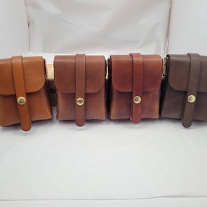 Leather belt pouch (one) - slightly imperfect- Ammo Pouch - camping - hiking