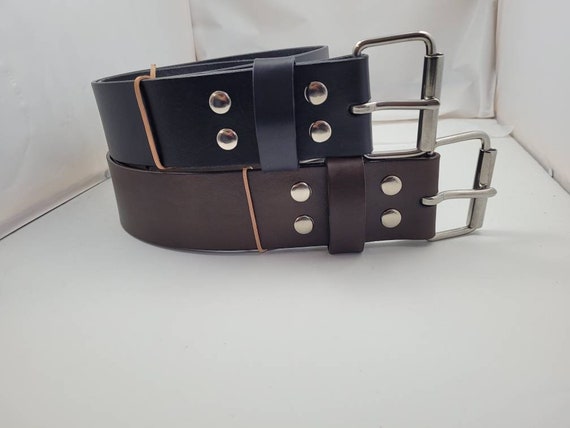 2.5 inch wide leather cheap belt