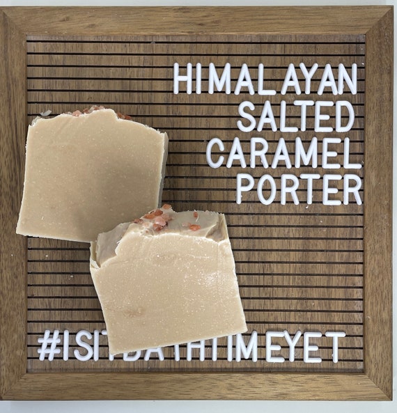 Himalayan Salted Caramel Porter  //beer soap
