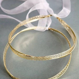 gold wedding crowns,wedding wreaths, greek stefana wedding crowns bridal headbands greek orthodox ceremony crowns, stefana Στέφανα γάμου