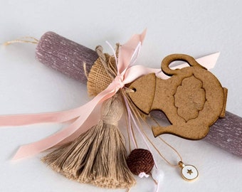 Lambada easter gold charm easter candle easter candle lampada πασχαλινη λαμπαδα greek easter candle