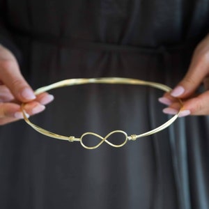 gold wedding crowns, infinity stefana, wedding wreaths, greek traditional wedding crowns bridal headbands greek orthodox ceremony crowns