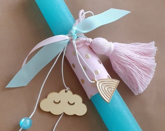 Lambada easter gold charm easter candle easter candle lampada πασχαλινη λαμπαδα greek easter candle