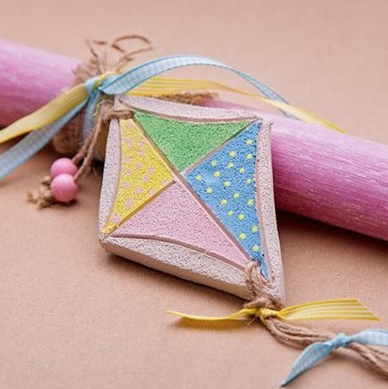 Lambada easter lambathes easter candle. kite easter candle Etsy