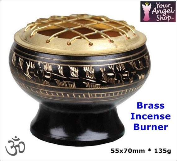 CLEARANCE Brass Resin or Powder Incense Burner for Charcoal Etsy