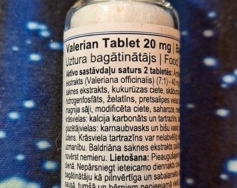 EXTRAIT DE RACINE DE VALÉRIAN surmonte le stress, réduit l'agitation, aide à s'endormir x50 comprimés 20 mg