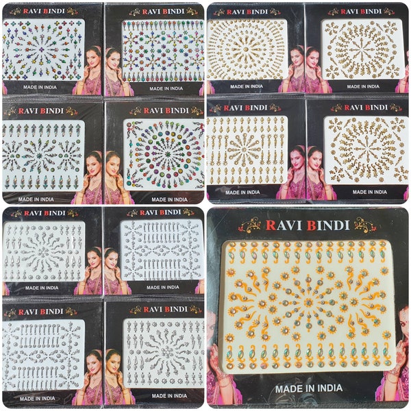 Plus de 100 cartes Bindi en liquidation, tatouage de danse orientale indienne en cristal avec strass