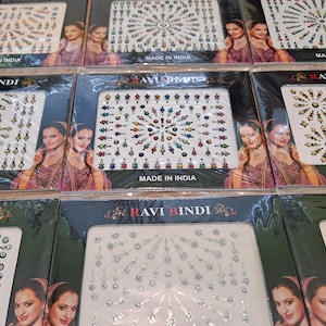 OP=OP 100+ Bindi 2 kaarten Crystal Diamante Indian Bellydance Tattoo SALE