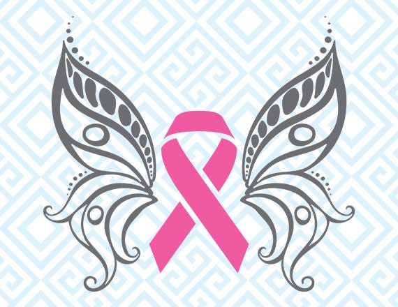 Download Cancer Awareness Butterfly SVG Breast Cancer Ribbon ...