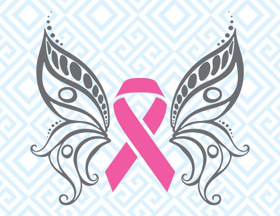 Download Cancer Awareness Butterfly SVG Breast Cancer Ribbon ...