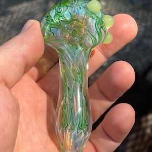 Shapely Inside Out Glass Pipe Spoon