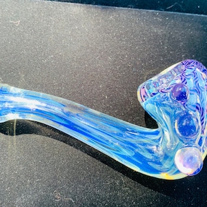 Chunky Inside Out Sherlock Style Glass Pipe