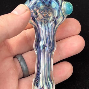 Shapely Inside Out Glass Pipe Spoon