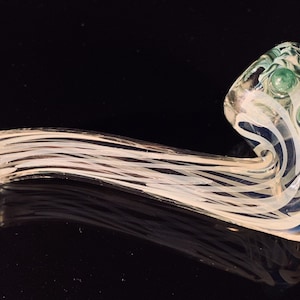 Chunky Inside Out Sherlock Style Glass Pipe