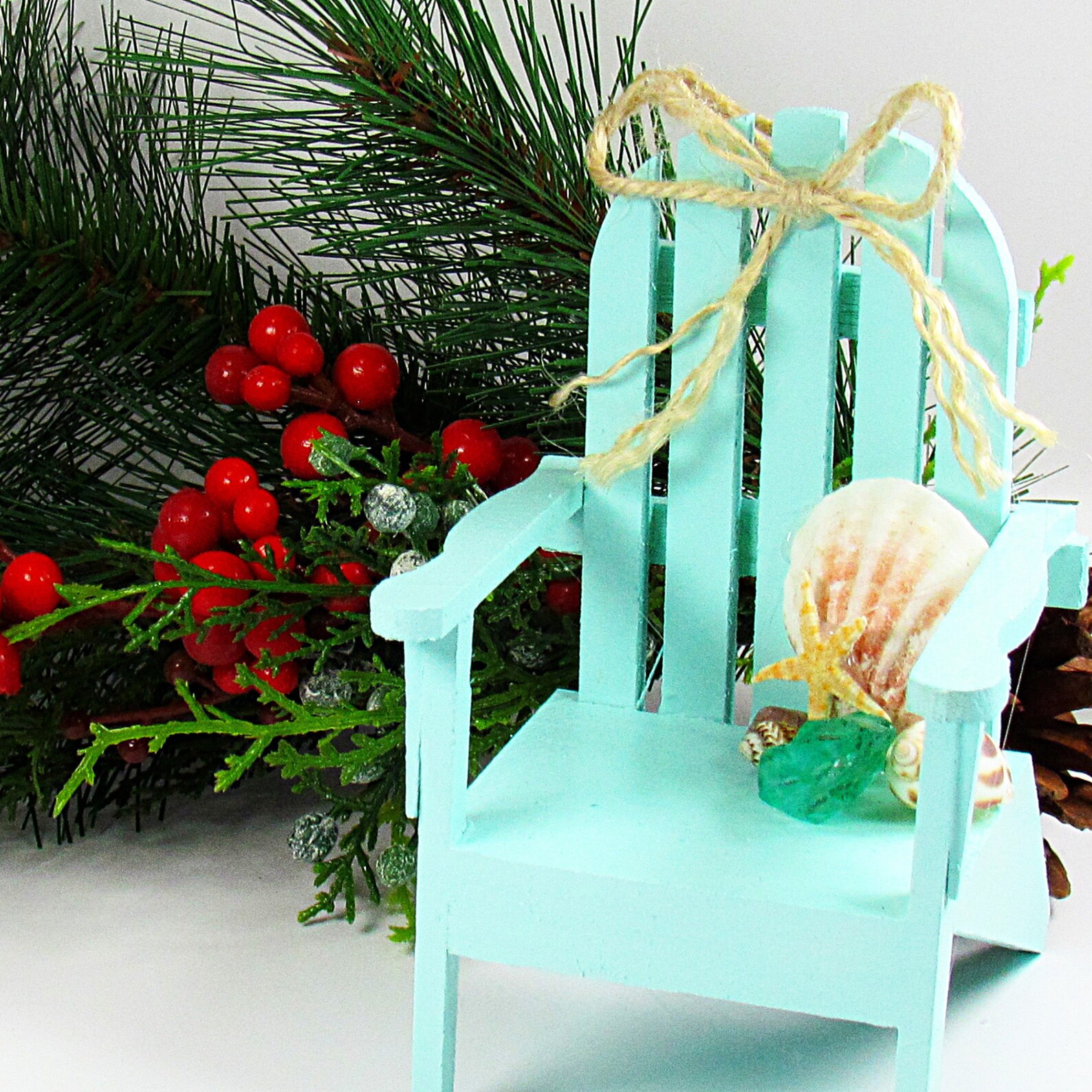 Adirondack Chair Ornament. Beach Chairs Christmas. Coastal and Etsy