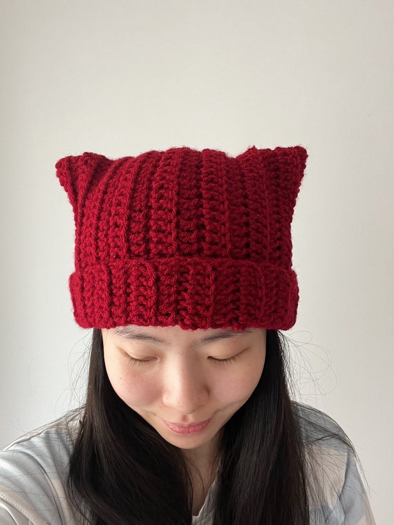 women's cat ear beanie