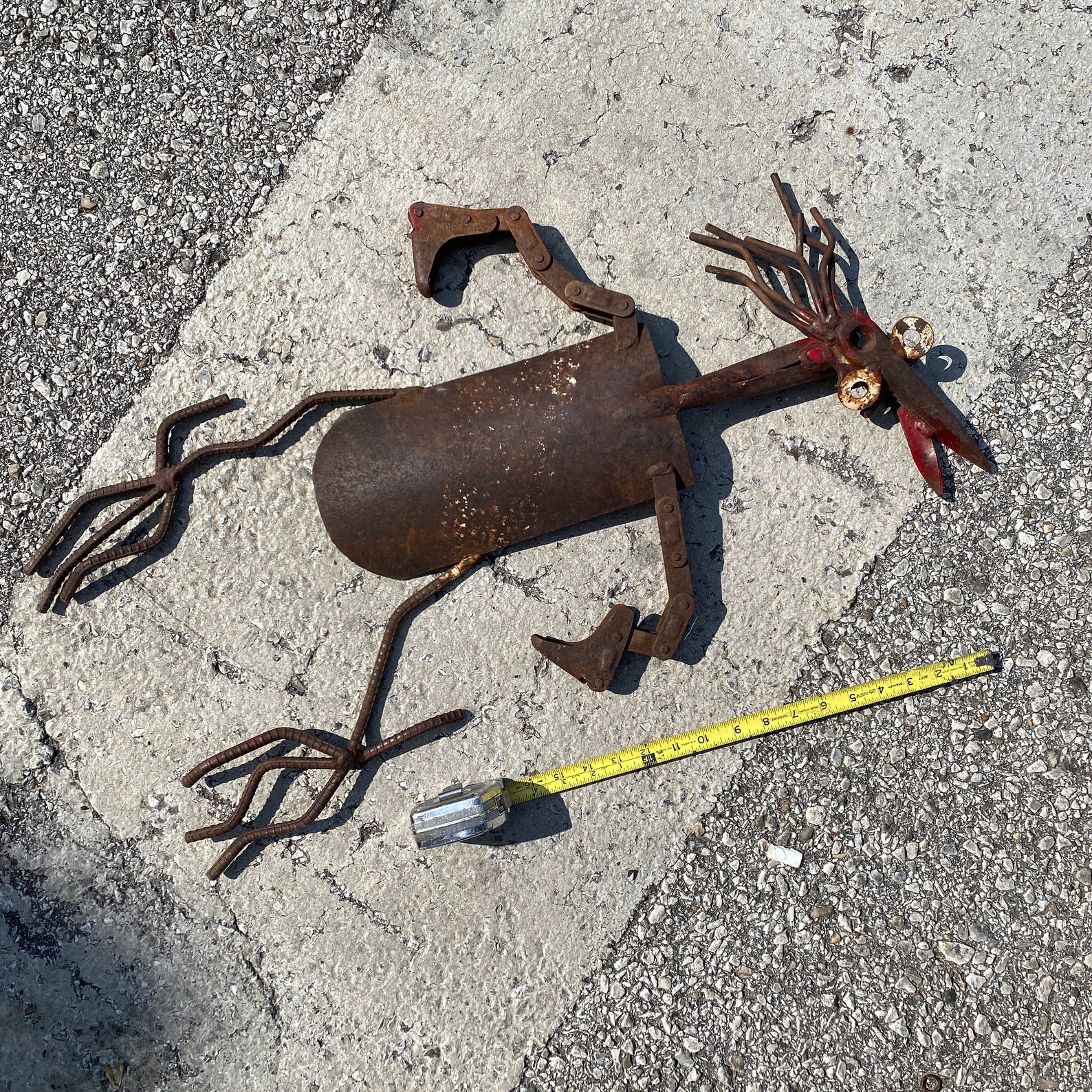 vintage-folk-art-roadkill-steel-assemblage-squashed-road-runner-etsy