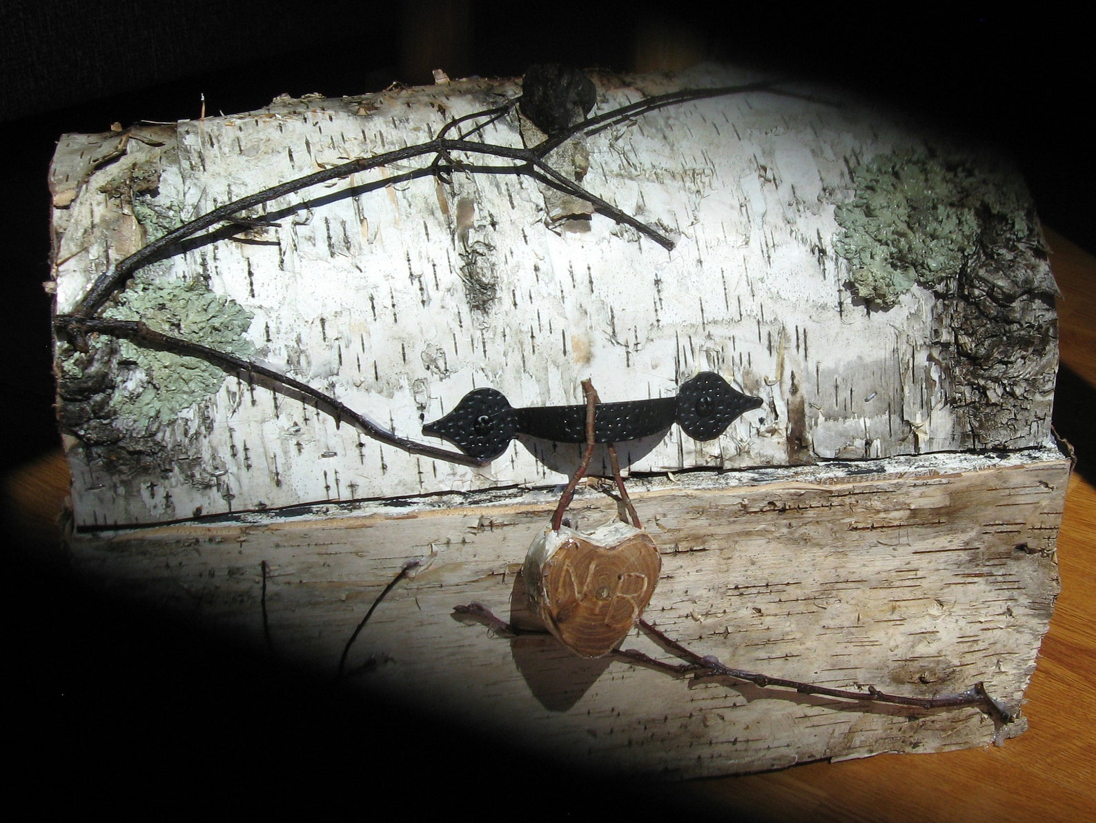 Unique White Birch Wedding Card Box Etsy