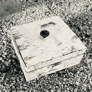 Natural white birch Jewelry/keepsake box