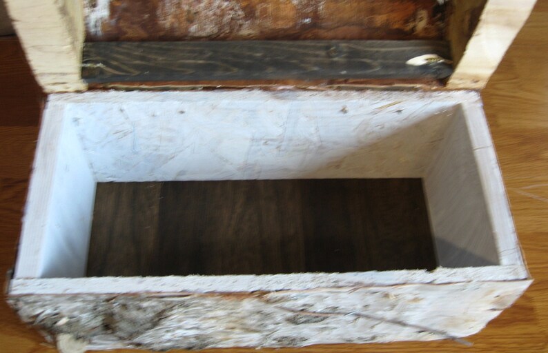 Unique White Birch Wedding Card Box Etsy